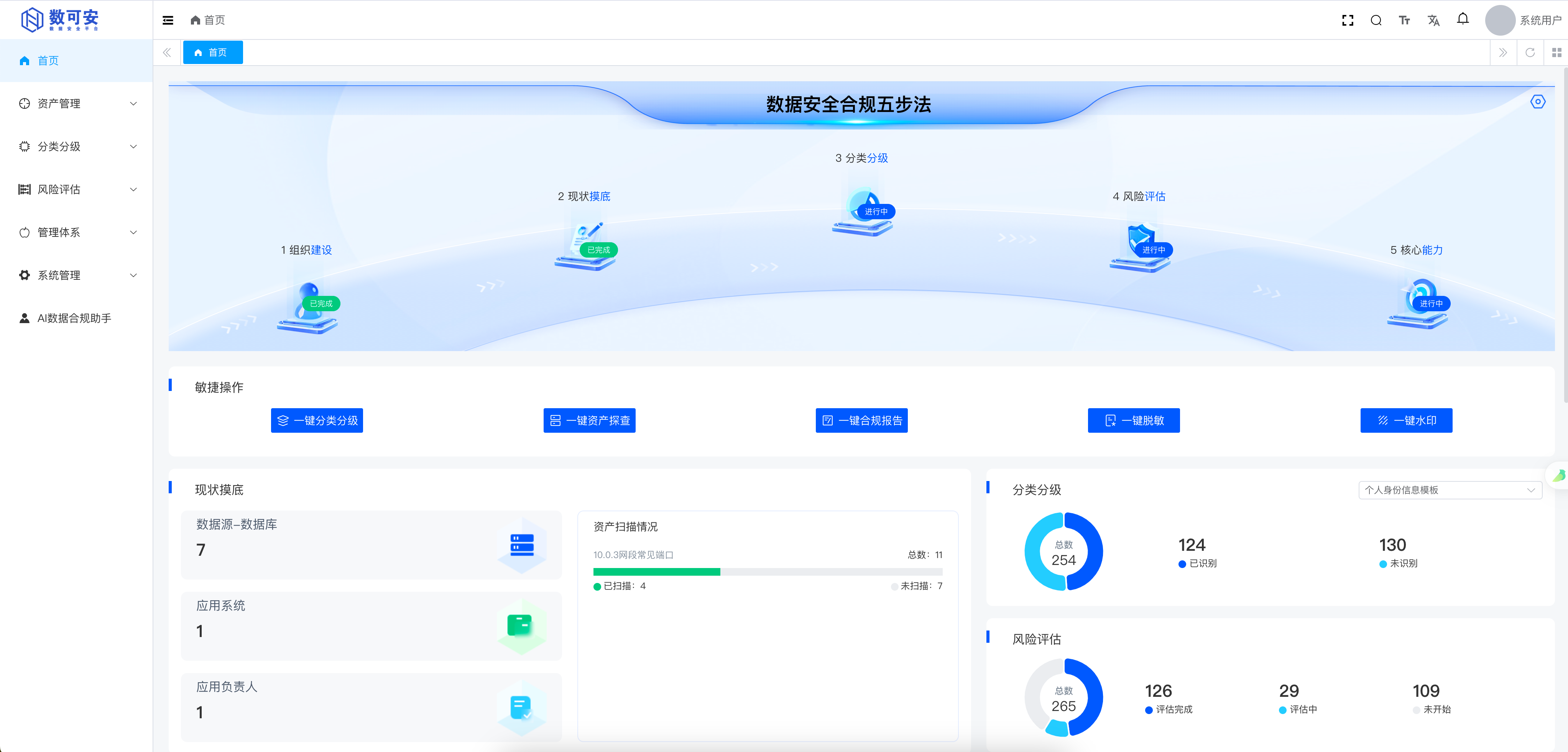 数可安 数据安全合规平台