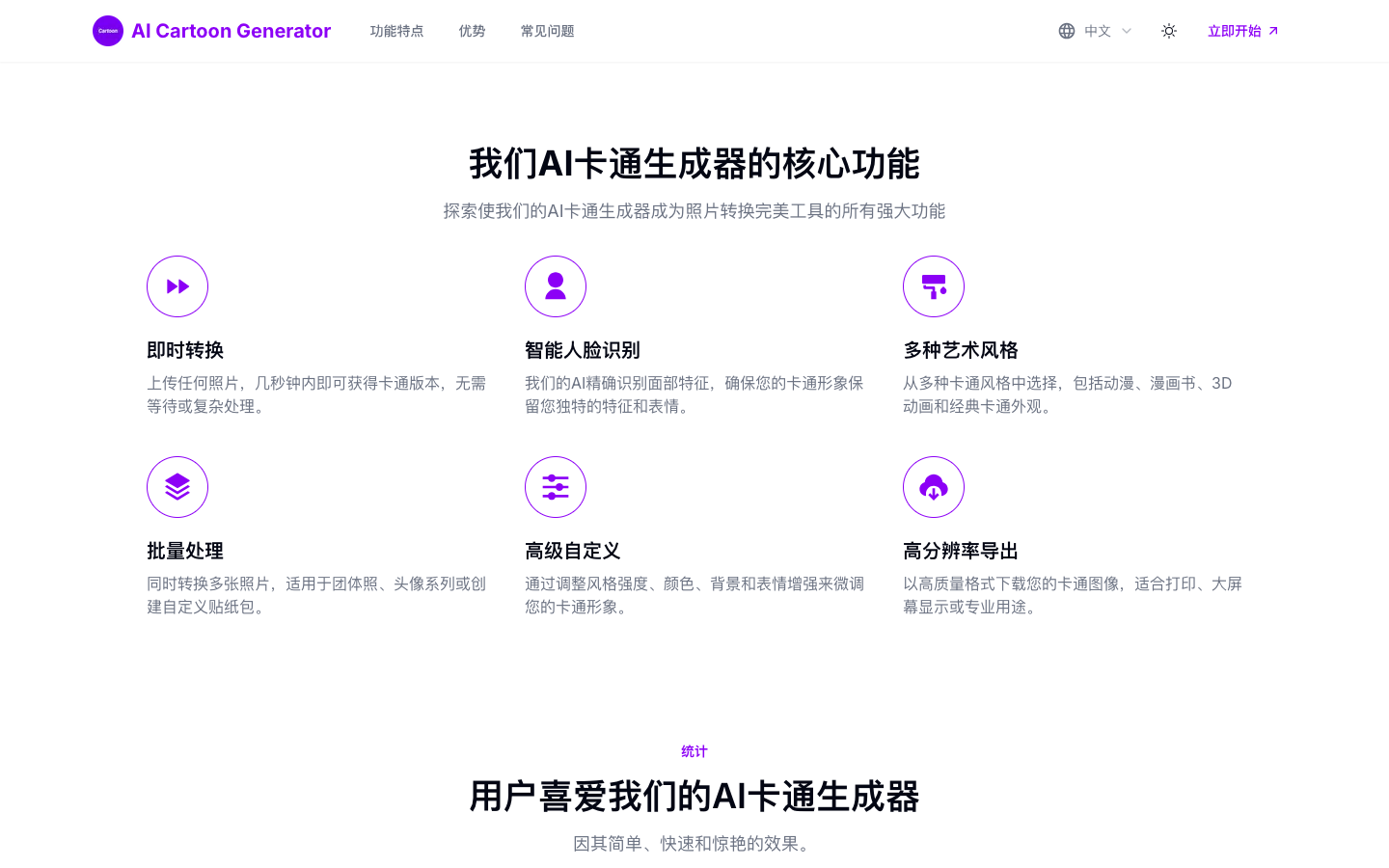 AI Cartoon Generator—AI卡通图像生成器