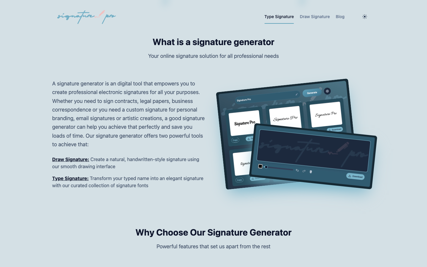 Signature Generator Pro 电子签名生成工具
