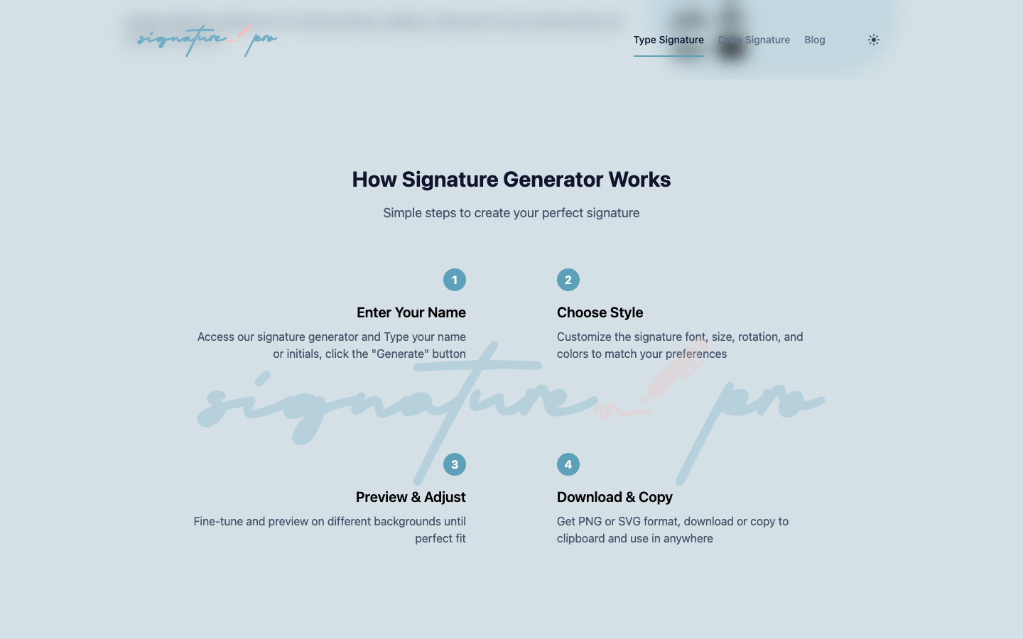 Signature Generator Pro 电子签名生成工具