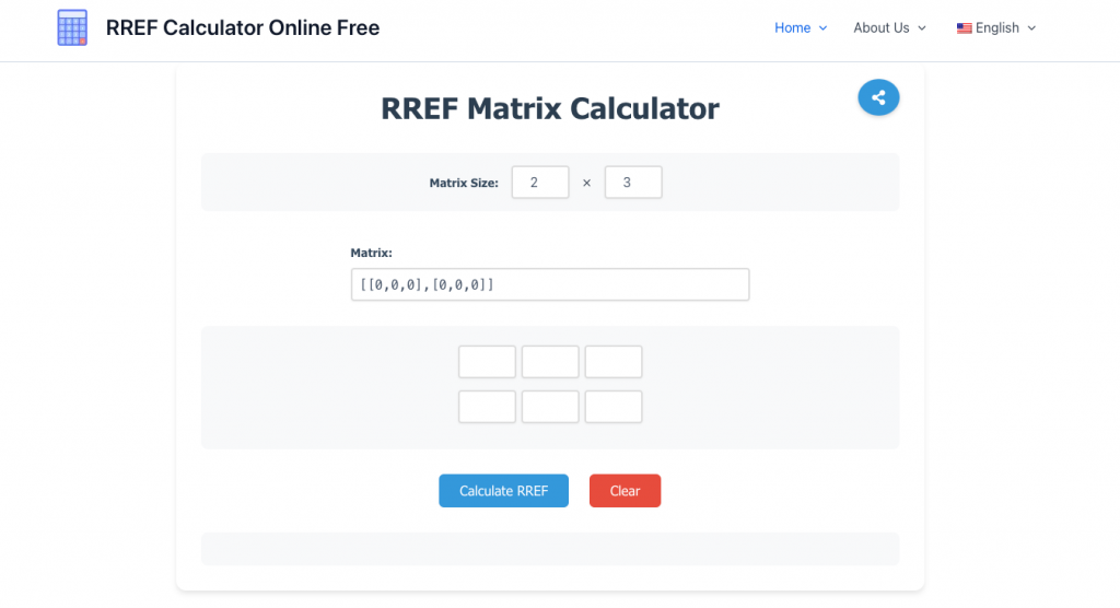 RREFCalculator.top – 使用这款免费的 RREF 工具即时求解矩阵